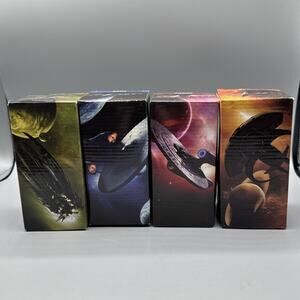 Star Trek Collectible Glasses 2008 Burger King ~ Complete Set Of 4 ~ New In Box